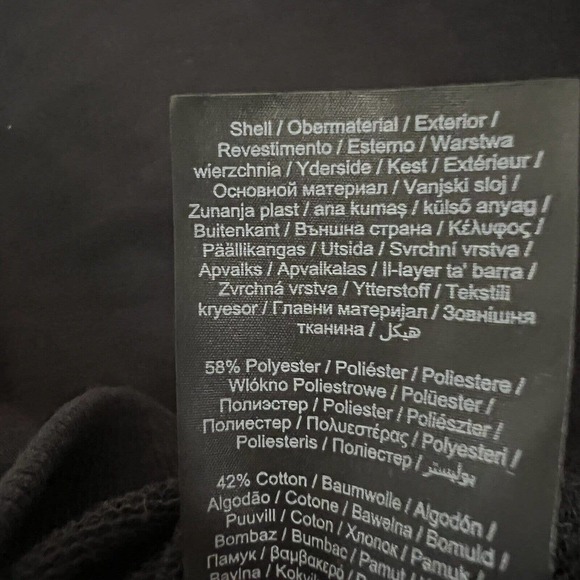 VERO MODA NWT Kaidyn Rhinestone Fringe Pullover Sweatshirt Sweater Black - Picture 4 of 4